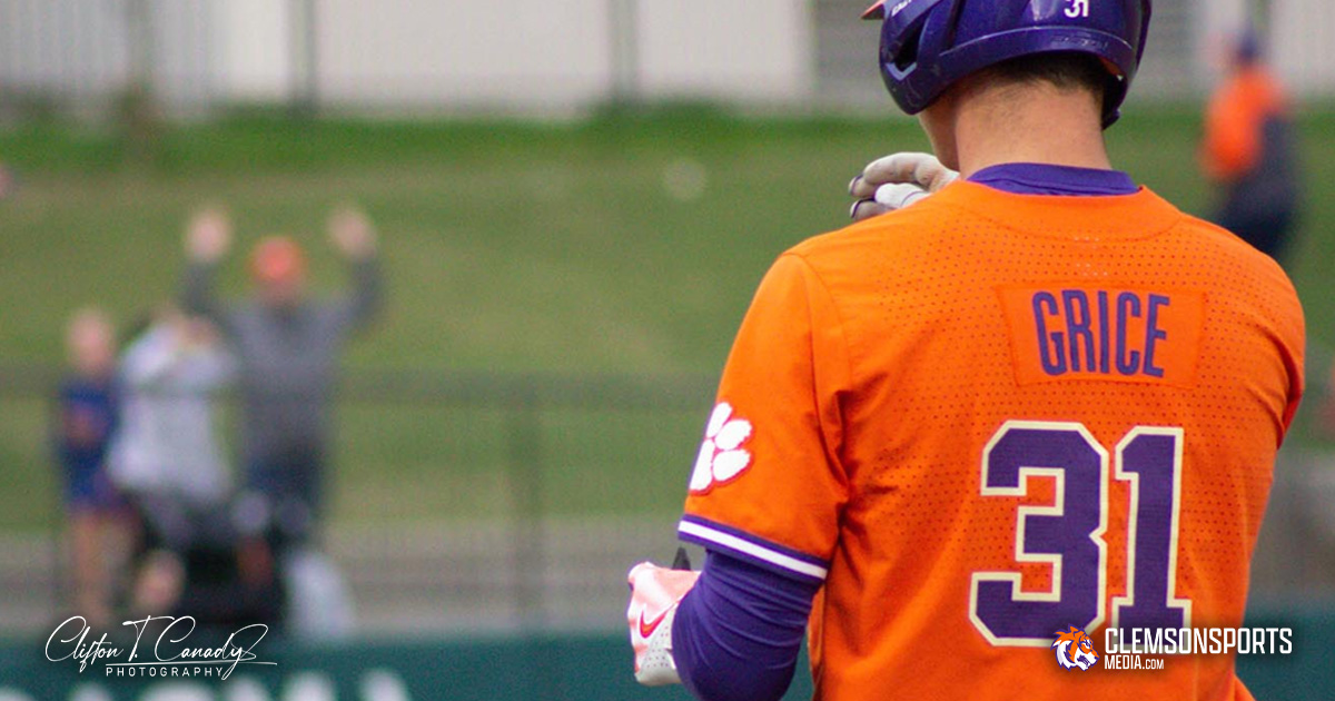 Caden Grice The Rising Star of Clemson Baseball Clemson Sports Media