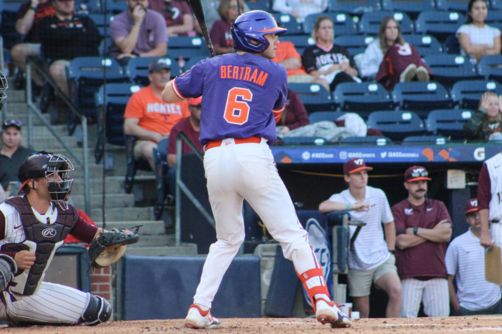 Clemson Baseball - Riley Bertram's single in the eighth inning