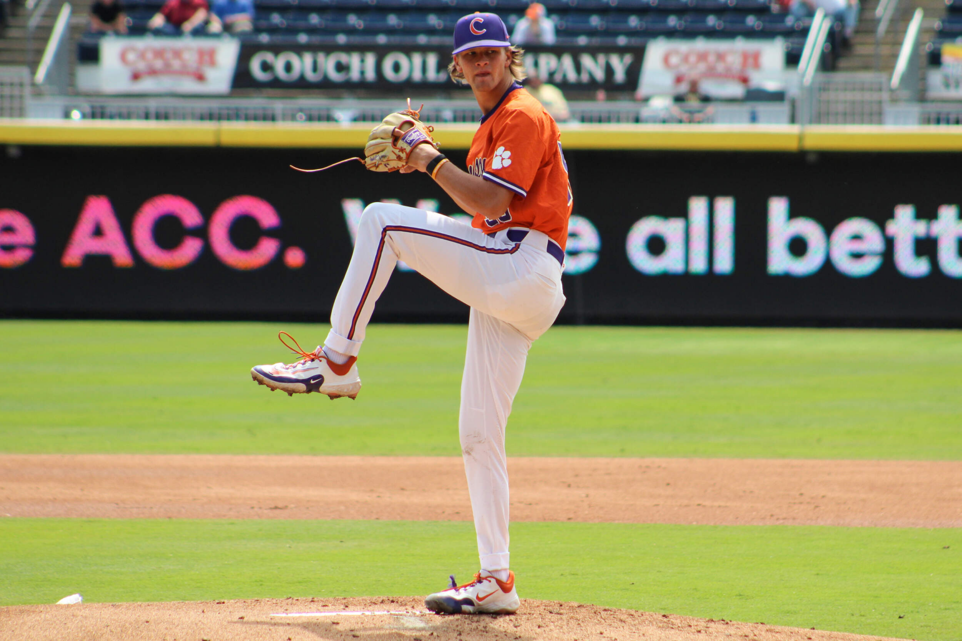 ACC tournament - Austin Gordon pitches a full 6 innings.