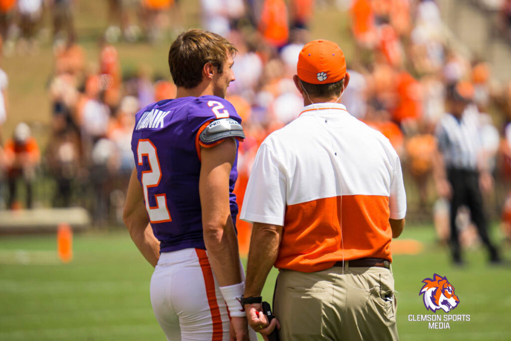 Clemson Football - Klubnik and Dabo