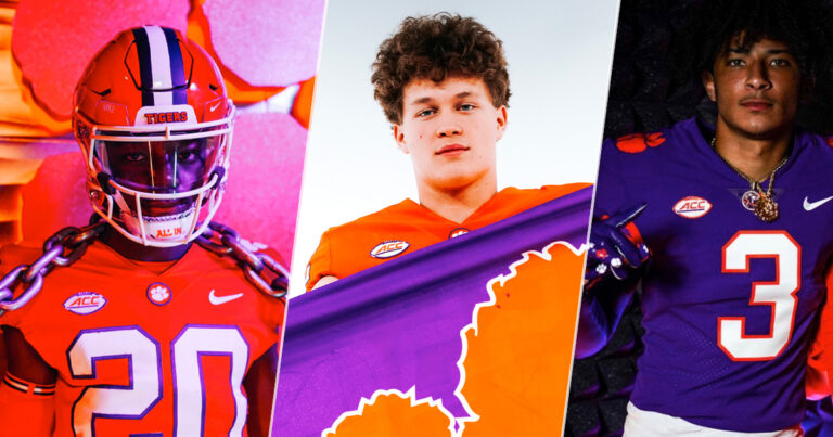 Clemson S 2024 Recruiting Class Safeties Noah Dixon Joe Wilkinson   Clemson 2024 Recruiting Class Safeties 768x403 