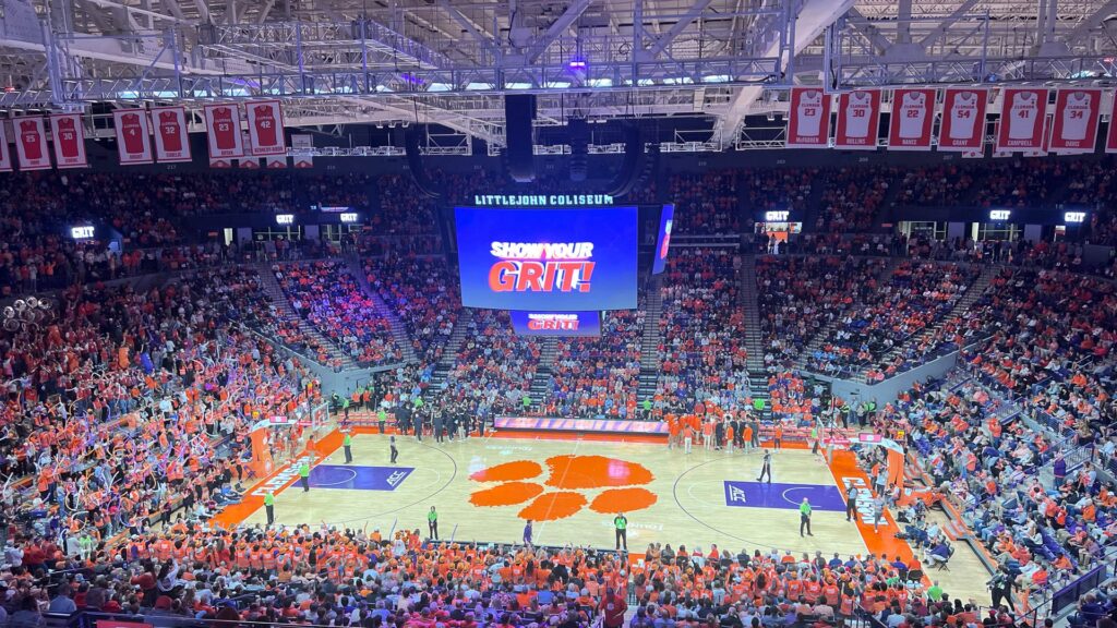 Clemson Men's Basketball - Clemson and South Carolina pack out LittleJohn