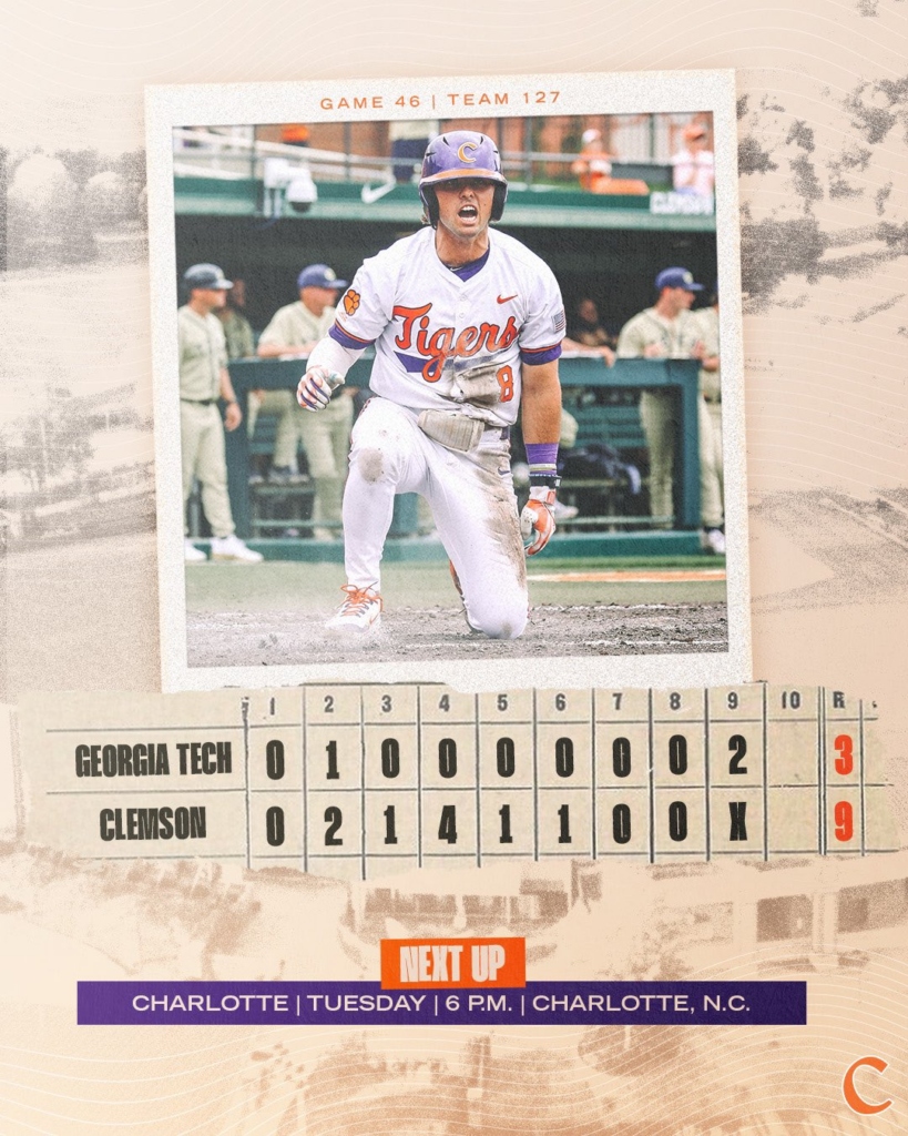 Billy Barlow Shines in Relief as Clemson Tigers Beats Georgia Tech