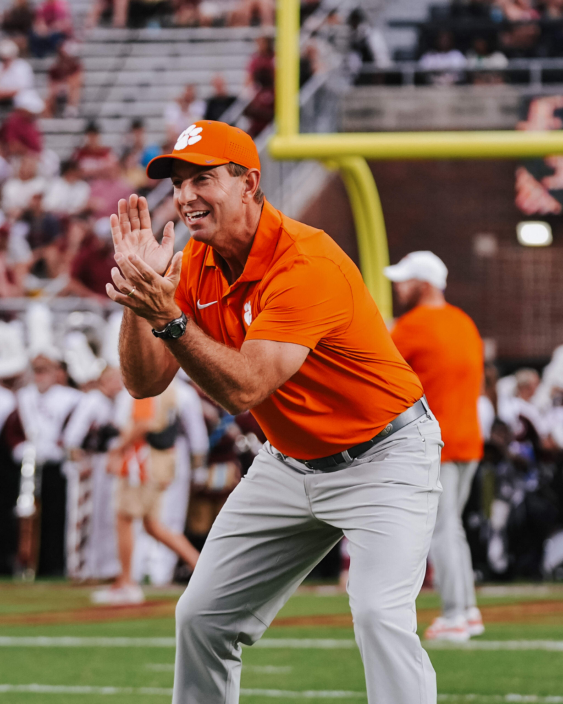 Clemson Football head coach Dabo Swinney